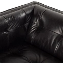 Gideon Chaise Lounge - Rider Black -France and So Furniture CKEN 154C 396 DET 5