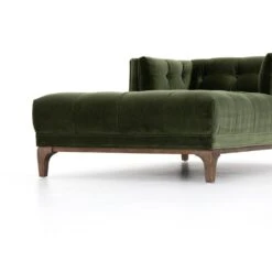 Gideon Chaise Lounge - Sapphire Olive -France and So Furniture CKEN 154C 557 DET 1