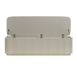 Adoration Bed Bench - Silver -France and So Furniture CLA 424 082 Front Open cae90961 e19f 4042 aa4c e07b257b168a