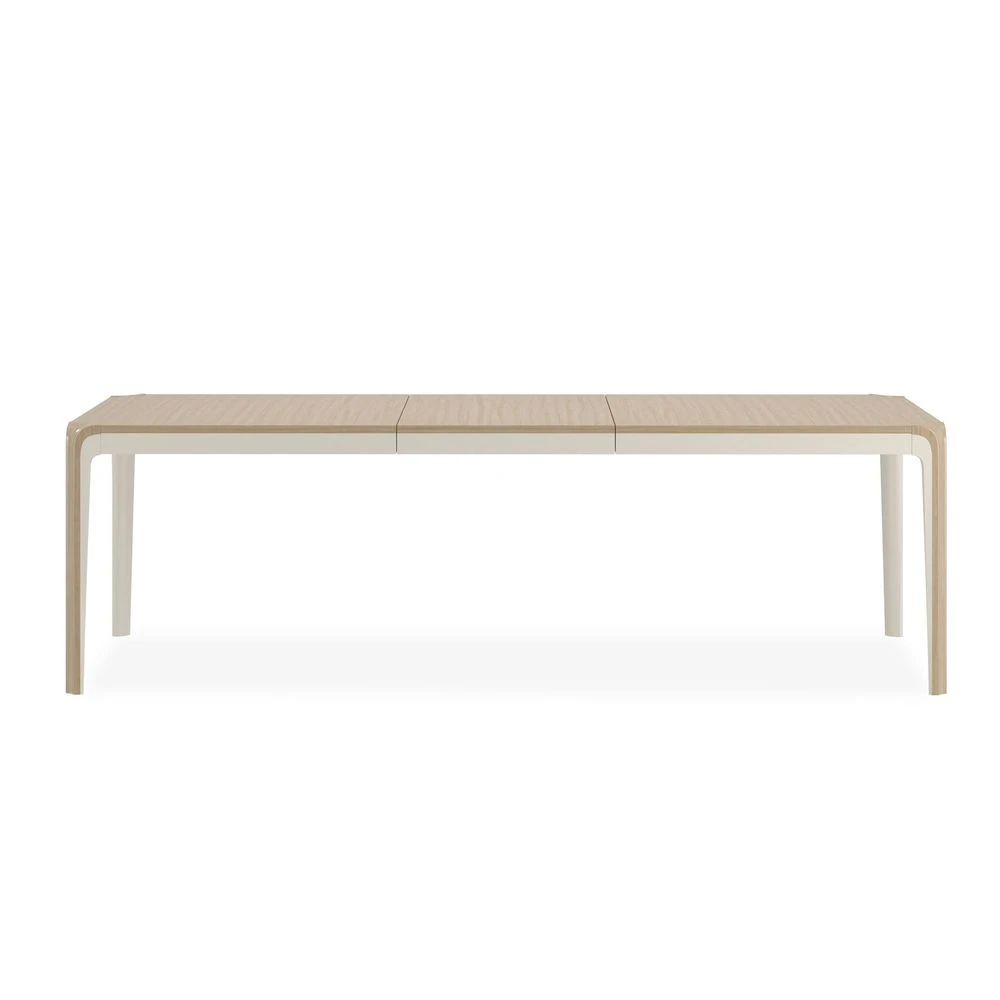 Spacious Extension Dining Table - Silver, Rectangle 4 Spacious Extension Dining Table - Silver, Rectangle - Image 4