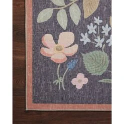 Rifle Paper Co. X Loloi Cotswolds Black 2'-6" X 7'-6" Runner Rug -France and So Furniture COTWCOT 01BL00 25 d8692b31 1b8c 4992 b22d a56c304e67fc