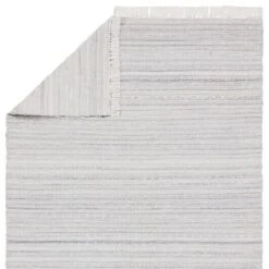 Tobias Solid Light Gray/ Cream Area Rug (2'X3') -France and So Furniture CSL01 2