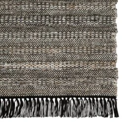 Tobias Solid Black/ Rust Area Rug (5'X8') -France and So Furniture CSL03 3 9cf63c11 ac43 439f 8a7b 67becdf756e4
