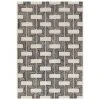 Strasbourg Handmade Geometric Cream/Black Area Rug (9'X12')