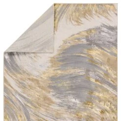 Stellan Abstract Gold/ Gray Area Rug (7'10"X10'6") -France and So Furniture CTY19 2 5e4adf7e 40e1 4df6 b94e df41149f7e5d