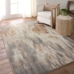 Achilles Abstract Taupe/ Gray Runner Rug (2'2"X8') -France and So Furniture CTY23 4 e81b4144 356a 43f8 8685 338e4bf5738f