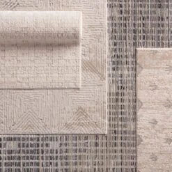 Zylon Striped Gray/Cream Area Rug (6'7"X9'6") -France and So Furniture CTY29 5 0e20a2fc f48f 46c1 88ec c93f89b98b30