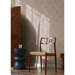 Lattice Weave Wallpaper -France and So Furniture ChairwithLight LatticeWeave DustyPeach