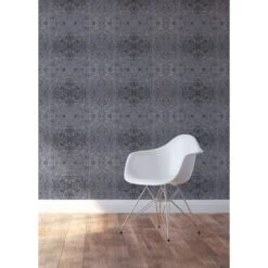 Kaleidoscope Wallpaper -France and So Furniture CobaltKaleidescope ABRA