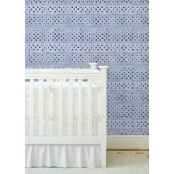 Stitched Wallpaper 8 Stitched Wallpaper -France and So Furniture CribRoom Stitched YvesBlue