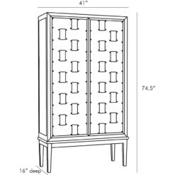 Dorian Cocktail Cabinet -France and So Furniture DP4004.l1