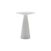 Maldives Bar Table White Solid Surface, Indoor-Outdoor