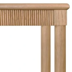 Dublin - Classic Bar Cart With Fluted Detail In Natural Oak -France and So Furniture DUBLIN 20NO DETAIL 201