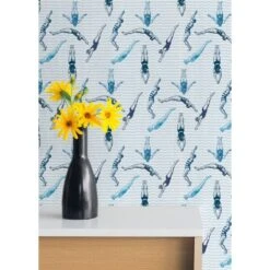 Divers Wallpaper -France and So Furniture Divers Blues 1