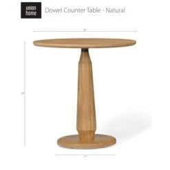 Dowel Counter Table -France and So Furniture Dowel Counter Table Natural 600x600 1