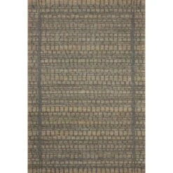 Loloi Elias Wheat / Charcoal 2'-6" X 9'-9" Runner Rug