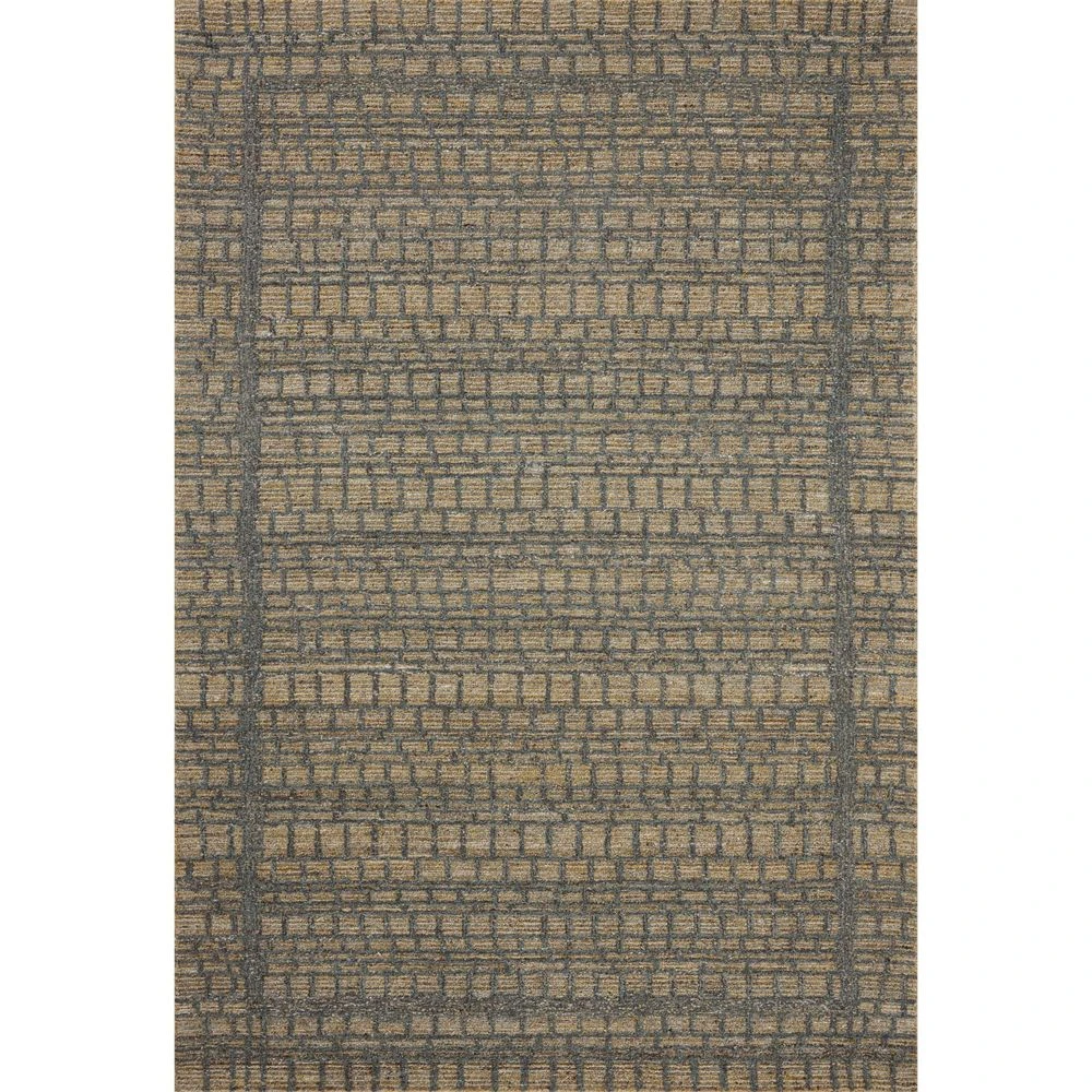 Loloi Elias Wheat / Charcoal 2'-6" X 9'-9" Runner Rug 1 Loloi Elias Wheat / Charcoal 2'-6" X 9'-9" Runner Rug