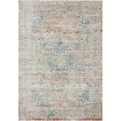 Magnolia Home By Joanna Gaines X Loloi Elise Neutral / Multi 3'-4" X 6'-5" Runner Rug