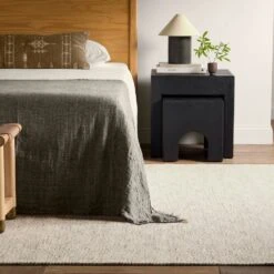 Eleanor Handmade Trellis Ivory/ Gray Area Rug (5'X8') -France and So Furniture ENC03 6 7dc06ff6 e8ad 4a9e b09e cec3cb839ff2