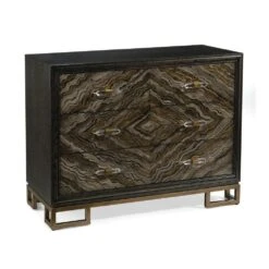 Portoro Chest - Brass, Clear, Gold, Taupe