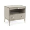 Valeria Nightstand - Ivory - Beech Wood