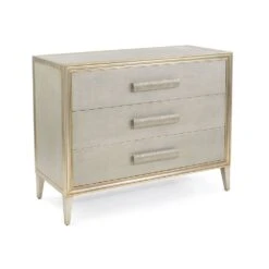 Cefalu Three-Drawer Chest - Beige