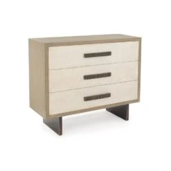 Alden Three-Drawer Chest - Beige