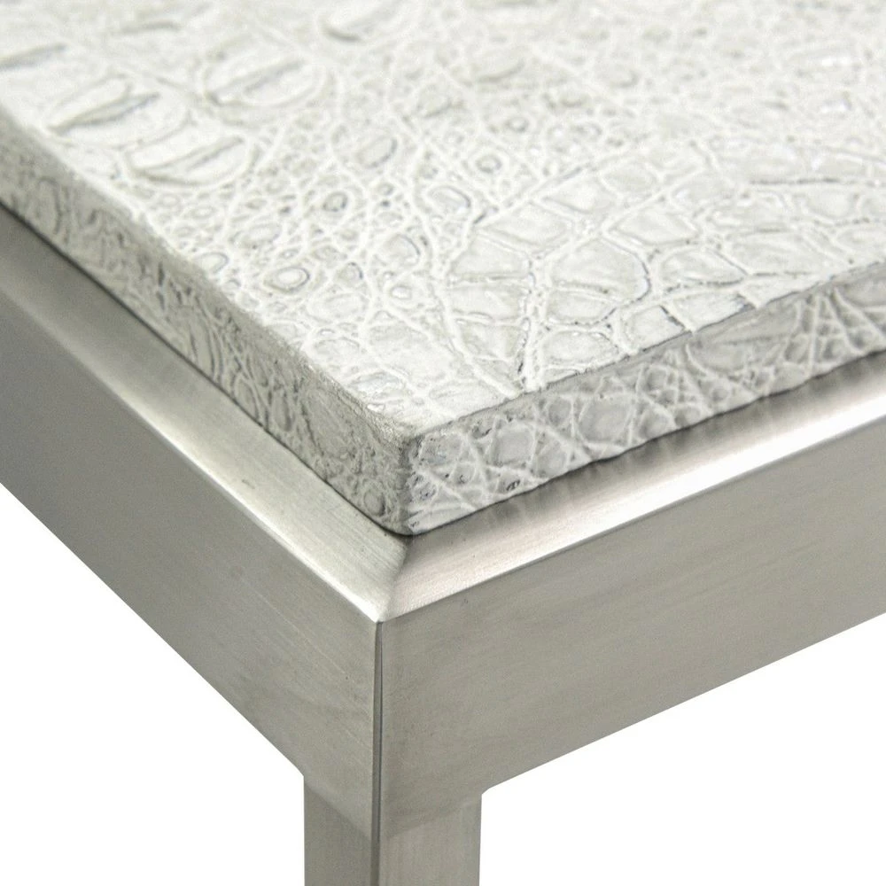 Ellery Silvered Nesting Tables S/3 - Silver 4 Ellery Silvered Nesting Tables S/3 - Silver - Image 4