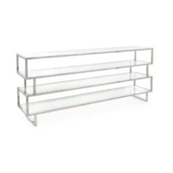Orion Sofa Table - Silver - Steel
