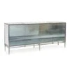 Carol Benson-Cobb's Slated Four-Door Credenza - Silver