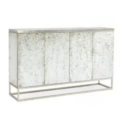 Aeolian Four-Door Cabinet - White