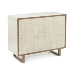 Kano Two-Door Chest - Brown,Off White,White