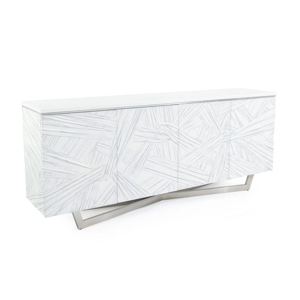 Kensington Credenza - White 1 Kensington Credenza - White