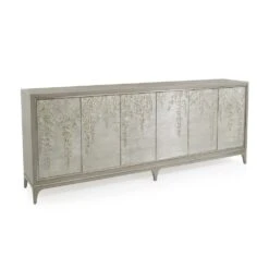Fuji Credenza - Grey, Silver