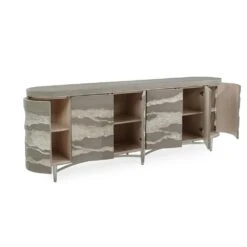 Alpine Credenza - Silver -France and So Furniture EUR 04 0766 3 076e5125 c67c 4385 8135 646f9d64ed67