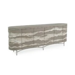 Alpine Credenza - Silver