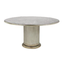 Dorian Dining Table, Glass Top