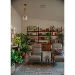 Everley Pendant - Vintage Brass 13.75in -France and So Furniture Everley 273 42 Claire Thomas clairethomas