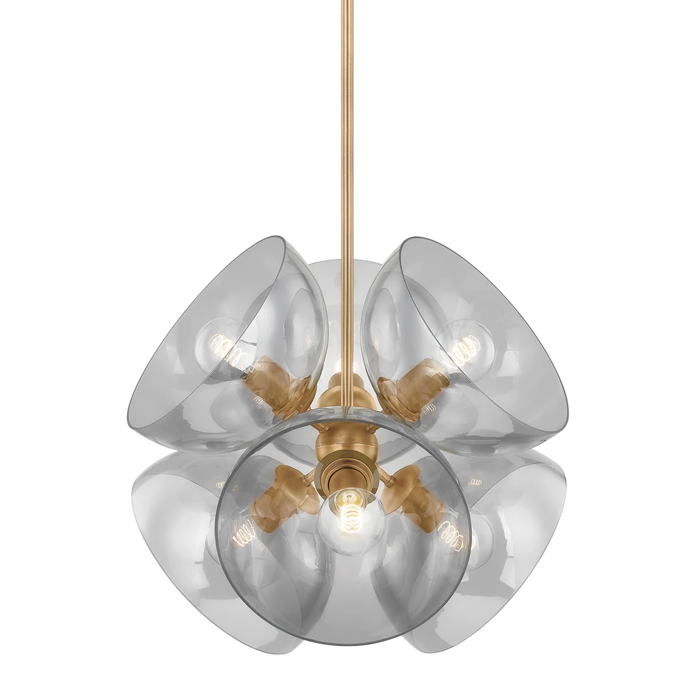 Salix Pendant - Patina Brass 1 Salix Pendant - Patina Brass