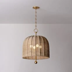 Lonnie Pendant - Vintage Gold Leaf -France and So Furniture F1620 VGL 001 6aad5c76 9d78 4e21 808a 24bd9a646d8b