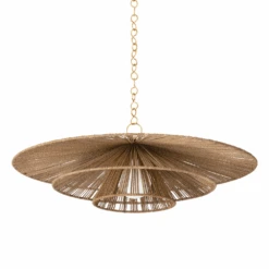 Levan Pendant - Vintage Gold Leaf