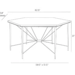 Violeta Dining Table - Black -France and So Furniture FDI03.l1 a405b742 004c 4153 9d31 7da0002675a1