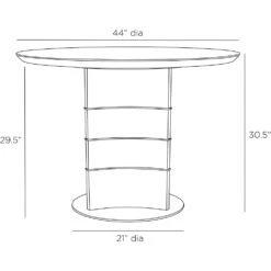 Hollis Dining Table - Gold -France and So Furniture FDS02.l1 5c72e25d dae5 4e7f 93b5 6f3583808fe6