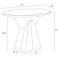 Colette Entry Table -France and So Furniture FDS11.l1 7cf21453 3b80 4c4e 986e b5471c6b5fc3