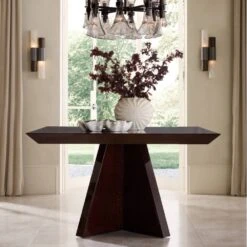 Shepherd Dining Table - Brown -France and So Furniture FDS17.e2 c0851e83 d97b 4f8b 8fbe 17e90e9cccec