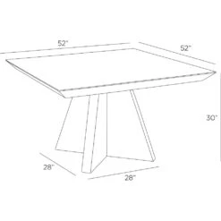 Shepherd Dining Table - Brown -France and So Furniture FDS17.l1 50d198b5 d402 458c 870a 3ca86462dc75