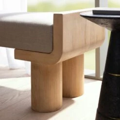 Bellini Bench - Beige -France and So Furniture FHI01.e2 00de3c3a aa2f 4d18 90b6 bad590bc44f6