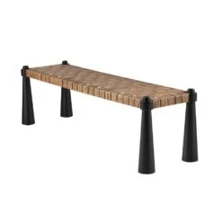 Lisette Bench - Brown -France and So Furniture FHS03.d2 cf833b26 946f 4fbe 8138 20dcaf821652
