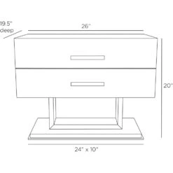 Eastmere Side Table - Black -France and So Furniture FII01.l1 6b069dd2 8004 4d39 8f38 648844a69dcb