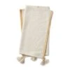 Magnolia Home By Joanna Gaines X Loloi TMH0001 Ivory / Ochre 4'-2" X 5' Throw